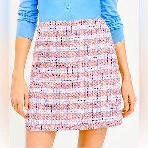 ❗️𝗣𝗥𝗜𝗖𝗘 𝗗𝗥𝗢𝗣❗️ Colorful loft pink tweed skirt